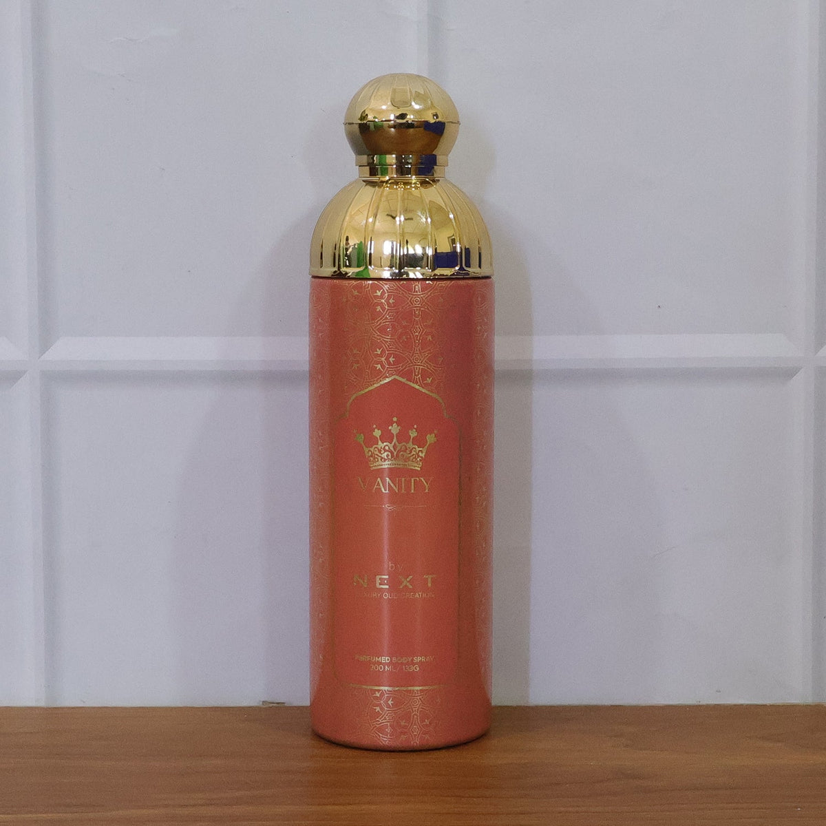Next Vanity scented body spray design