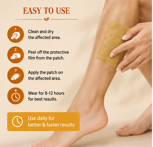 VAYORA™ Turmeric Varicose Veins Treatment for Legs Patch