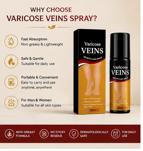VAYORA™ Leg Comfort Spray – Refreshing Daily Care for Tired & Heavy-Feeling Legs | 50ml